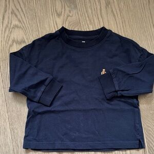 GAP Baby Navy Crewneck Long Sleeve